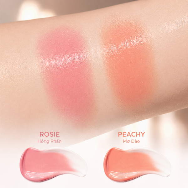 Má Hồng Sữa M.O.I Baby Cheek 14ml: Chọn màu Rosie hay Peachy?