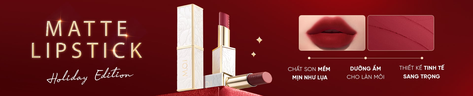 SON THỎI LOVE M.O.I HOLIDAY PHIÊN BẢN MÙA LỄ HỘI