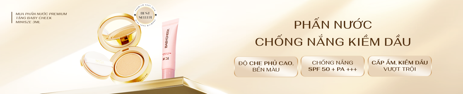 PHẤN NƯỚC PREMIUM BABY SKIN CUSHION