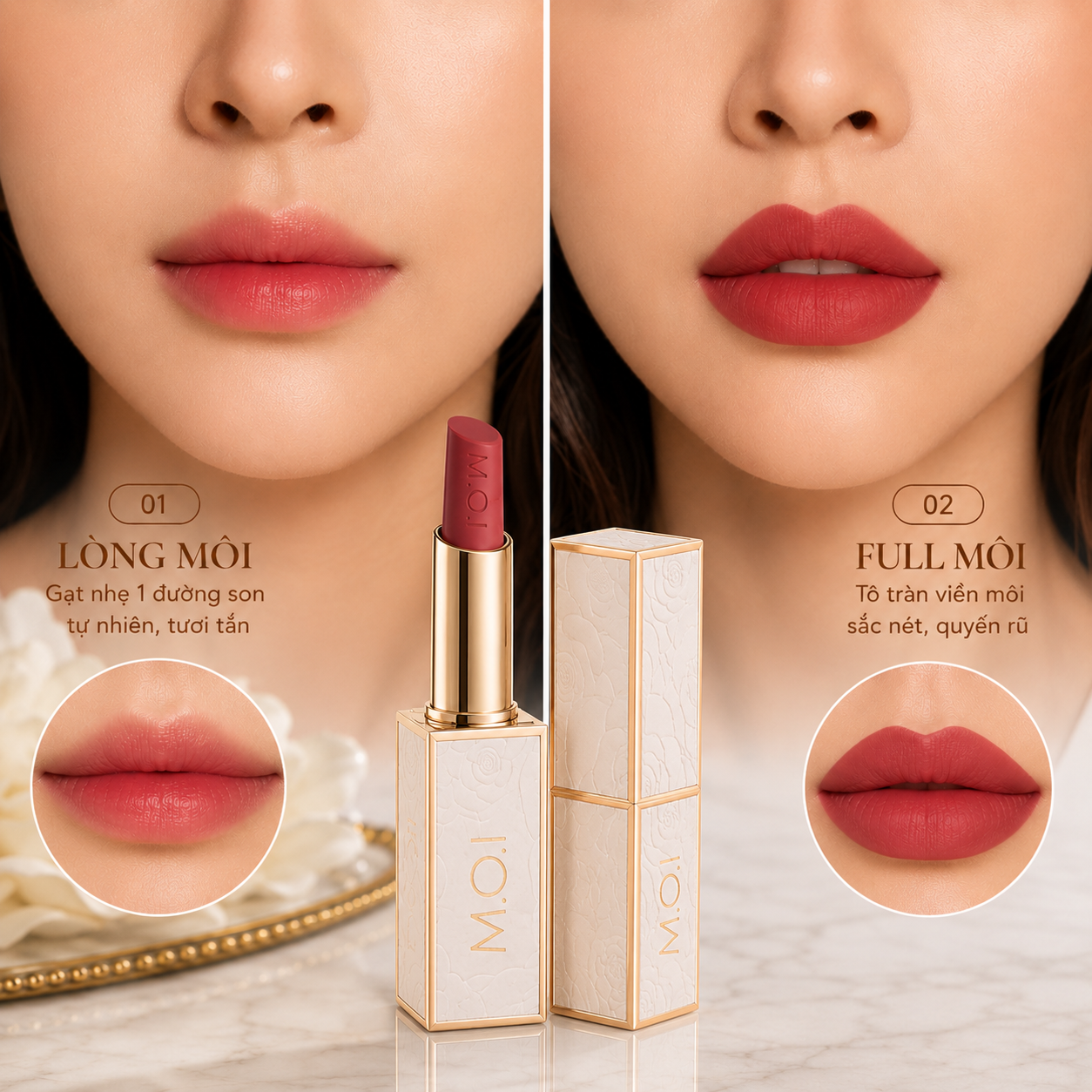 So sánh Kỹ thuật Đánh Lòng Môi vs Full Môi