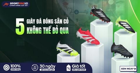 5 GIÀY ĐÁ BÓNG SÂN CỎ TỰ NHIÊN ADIDAS CHÍNH HÃNG KHÔNG THỂ BỎ QUA