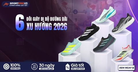 TOP 6 ĐÔI GIÀY CHẠY BỘ ĐƯỜNG DÀI DỰ ĐOÁN XU HƯỚNG NĂM 2026
