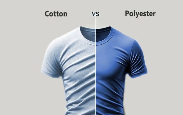 Áo cotton và áo polyester