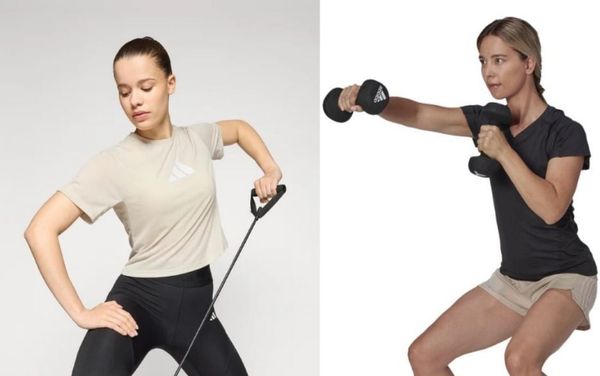 Tập gym với áo phông thể thao nữ