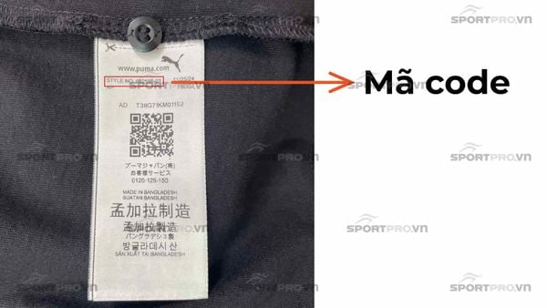 Puma Code Hướng dẫn check code áo Puma chuẩn, mới nhất 2025