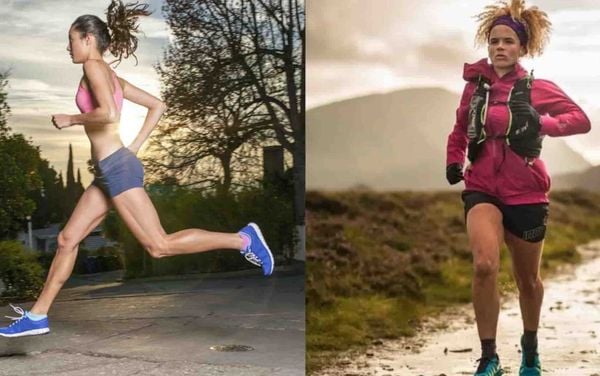 Nữ runner mặc đồ chạy bộ