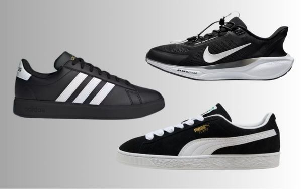 Giày thể thao nam đến từ các thương hiệu adidas, Puma và Nike