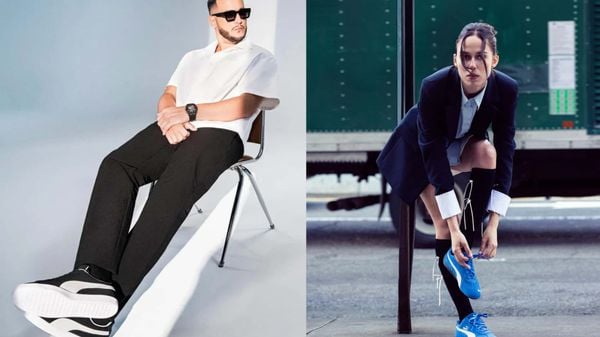 Phối giày Puma trong phong cách Smart-Casual