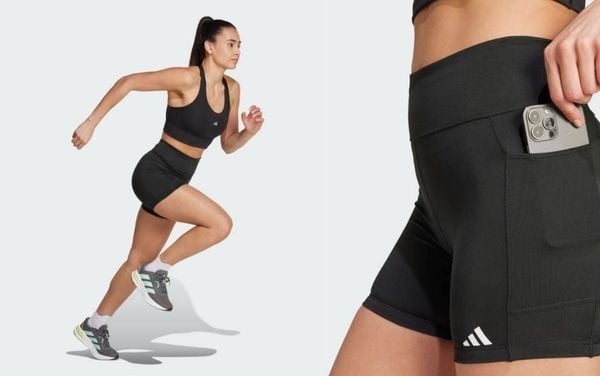 Quần short legging chạy bộ nữ adidas Otr Shot