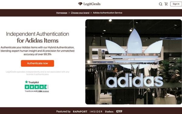 Top 5 web check code giày adidas chính xác nhất hiện nay