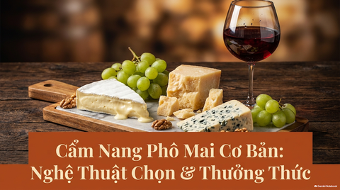 Cẩm Nang Các Loại Phô Mai Phổ Biến: Phân Biệt & Ứng Dụng Chuẩn Vị Ẩm Thực