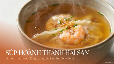Cách Nấu Súp Hoành Thánh Hải Sản Nước Trong, Nhân Giòn Sần Sật Chuẩn Vị