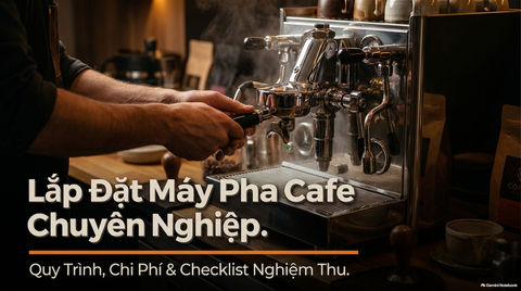 Lắp Đặt Máy Pha Cafe Đúng Chuẩn: Quy Trình, Chi Phí Và Checklist Nghiệm Thu