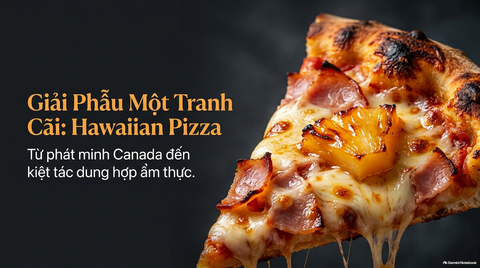 Pizza Hawaiian: Cuộc Tranh Cãi Lịch Sử & Bí Quyết Nướng Giòn Rụm Tại Nhà