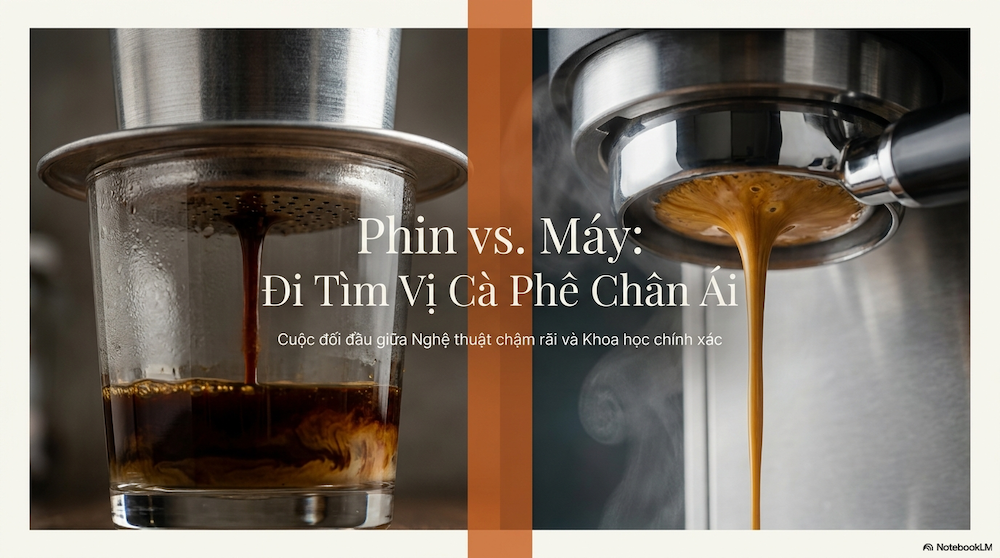 Sự khác biệt giữa cà phê pha máy và cà phê pha phin: Loại nào ngon hơn?