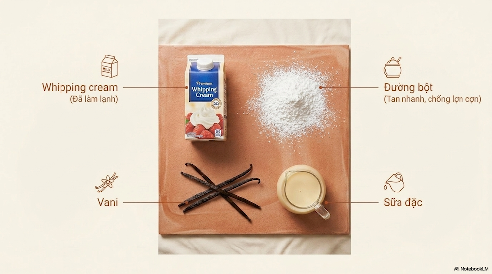 Cách Làm Kem Tươi Từ Whipping Cream: Hướng Dẫn Chi Tiết Cho Người Mới