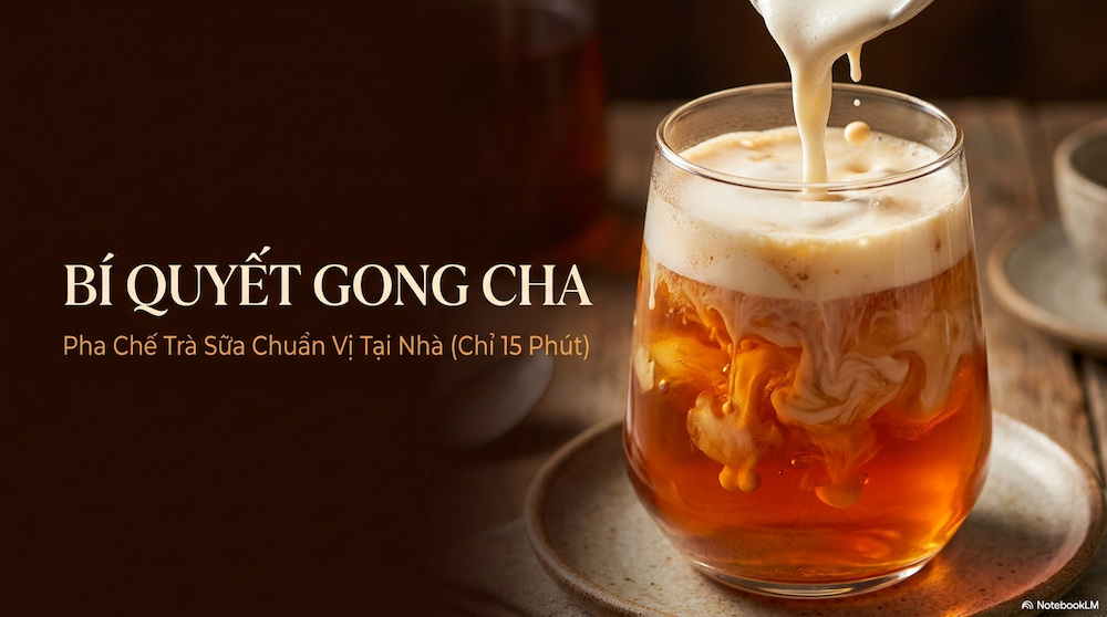 Bật Mí Cách Làm Trà Sữa Gong Cha Ngon Như Ngoài Tiệm – Siêu Dễ Cho Mẹ Bỉm Sữa