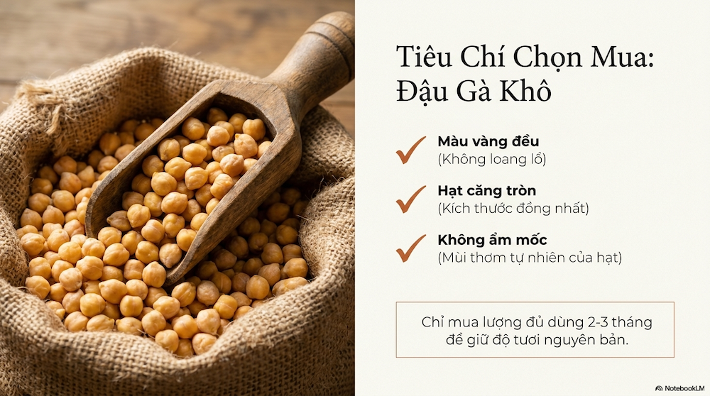 Hướng Dẫn Chọn Mua Và Cách Nấu Đậu Gà Hữu Cơ Thơm Ngon, Dinh Dưỡng Nhất Cho Gia Đình