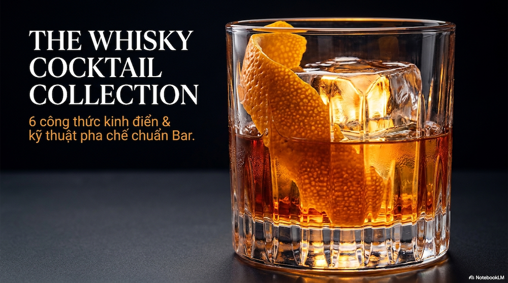 6 Công Thức Pha Chế Cocktail Whisky Tuyệt Vời Nhất Cho Buổi Tối + Kỹ Thuật Pro Giúp Bạn Pha Chuẩn Bar