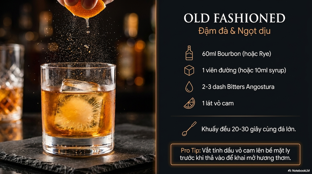 6 Công Thức Pha Chế Cocktail Whisky Tuyệt Vời Nhất Cho Buổi Tối + Kỹ Thuật Pro Giúp Bạn Pha Chuẩn Bar