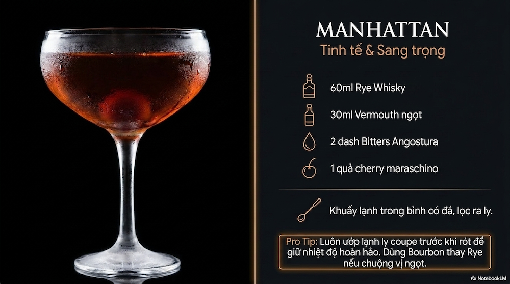 6 Công Thức Pha Chế Cocktail Whisky Tuyệt Vời Nhất Cho Buổi Tối + Kỹ Thuật Pro Giúp Bạn Pha Chuẩn Bar