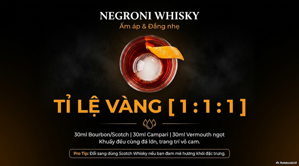 6 Công Thức Pha Chế Cocktail Whisky Tuyệt Vời Nhất Cho Buổi Tối + Kỹ Thuật Pro Giúp Bạn Pha Chuẩn Bar