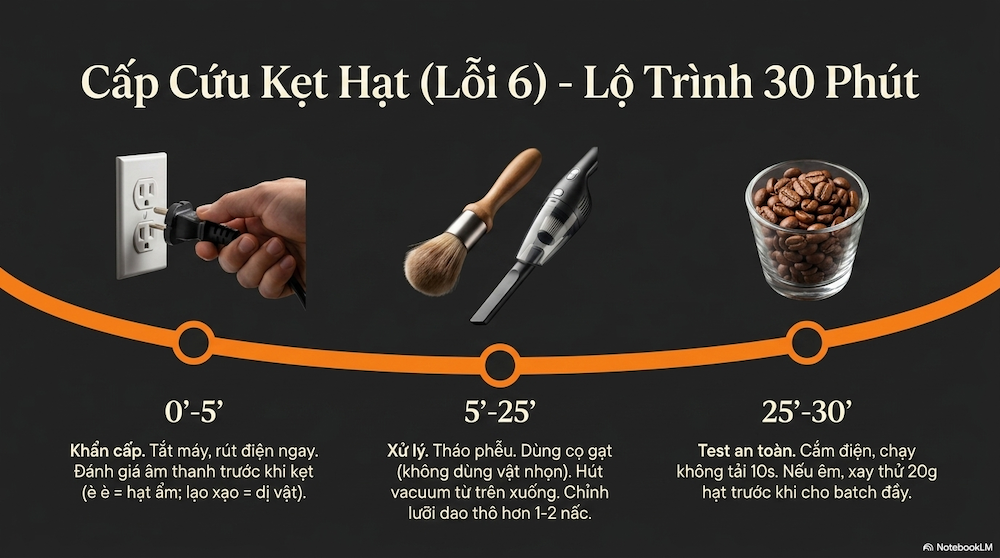 11 Lỗi Thường Gặp Của Máy Xay Cà Phê Và Cách Khắc Phục Ngay Lập Tức