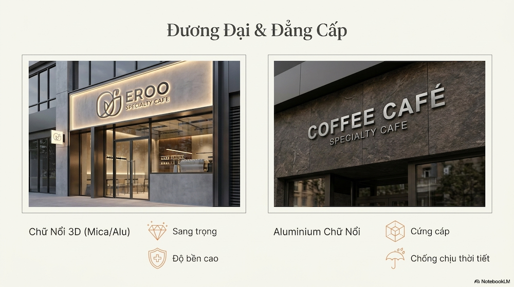 Top Mẫu Bảng Hiệu Quán Cà Phê Đẹp Nhất — Chọn Đúng Ngay Lần Đầu