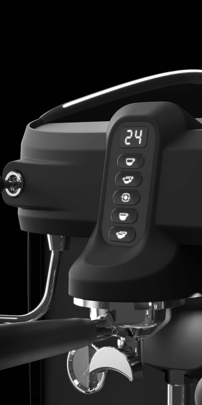 Máy Pha Cà Phê 1 Họng Pha Black Moon Electronic | VBM