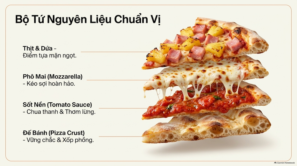 4 Thành phần cốt lõi tạo nên linh hồn chiếc bánh