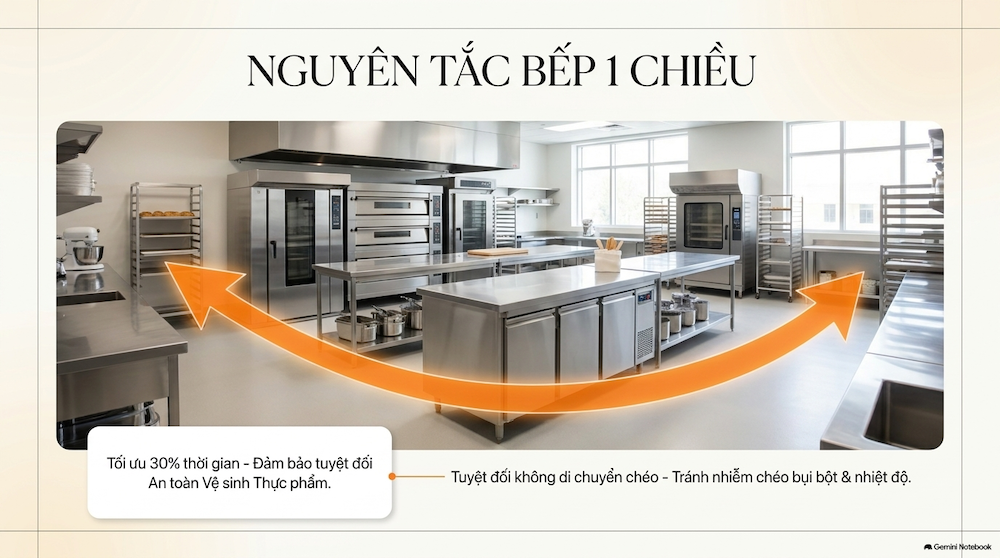 Bố trí mặt bằng theo nguyên tắc 