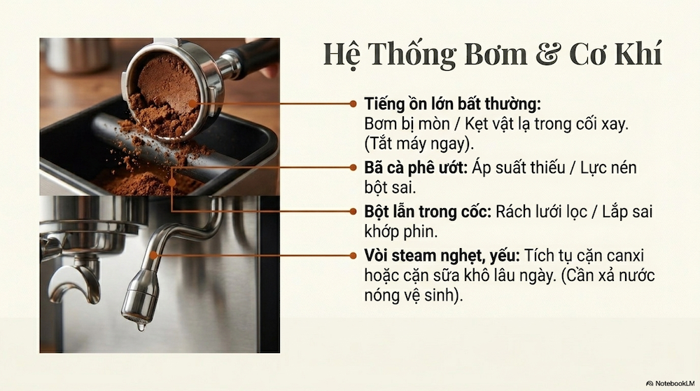 Sửa Máy Pha Cà Phê Tại TP.HCM: Lỗi Thường Gặp, Bảng Giá Và Khi Nào Nên Thay Máy