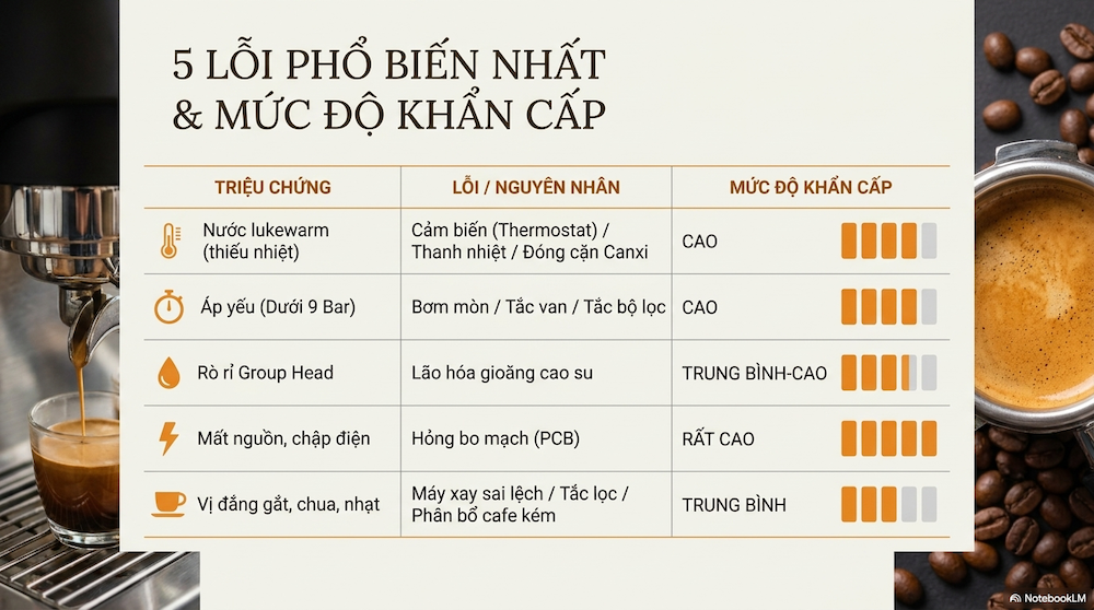 Sửa Máy Pha Cafe Tại Đà Nẵng – Hướng Dẫn Toàn Diện Cho Chủ Quán