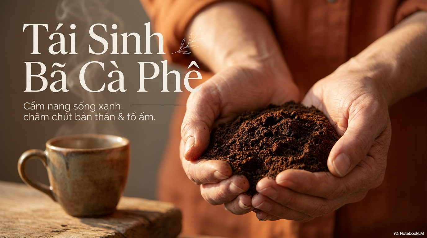 Cách Tận Dụng Bã Cà Phê Tại Nhà: Từ Làm Đẹp Đến Làm Vườn