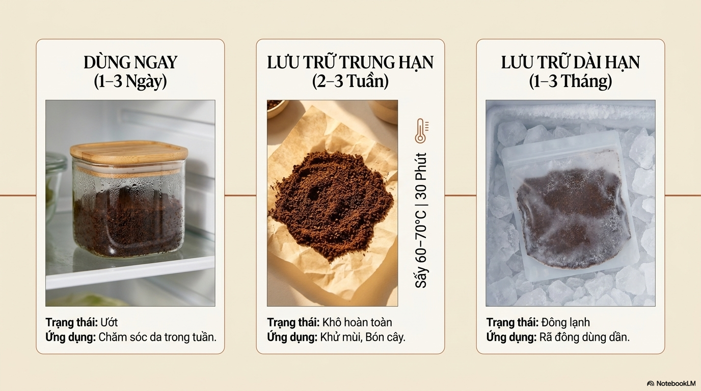 Cách Tận Dụng Bã Cà Phê Tại Nhà: Từ Làm Đẹp Đến Làm Vườn