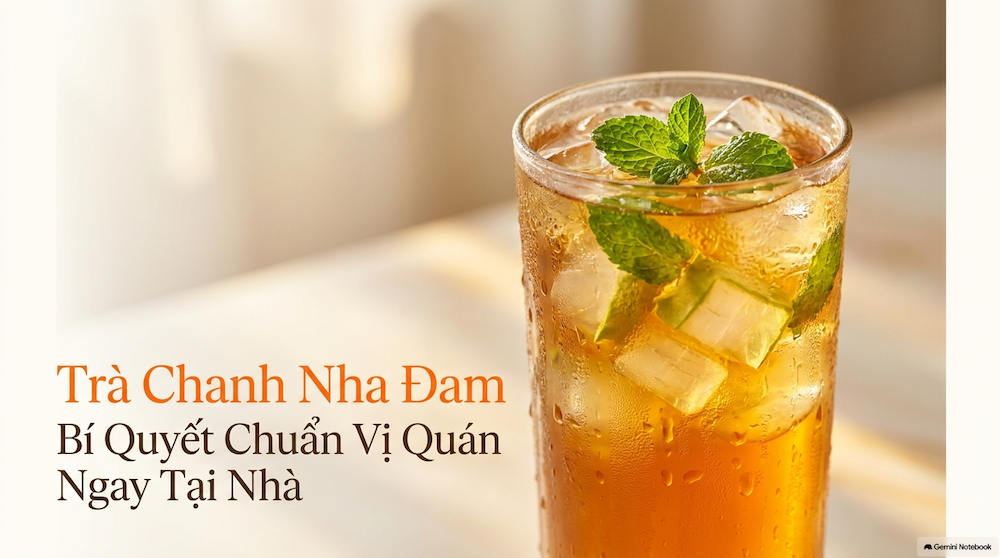 Trà Chanh Nha Đam: Bí Quyết Pha Chuẩn Vị Quán Ngay Tại Nhà