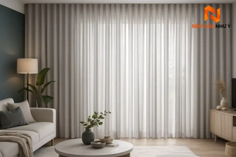 Mẫu rèm vải biệt thự NY10 với thiết kế sang trọng, góp phần khẳng định vị thế và gu thẩm mỹ đỉnh cao của gia chủ.