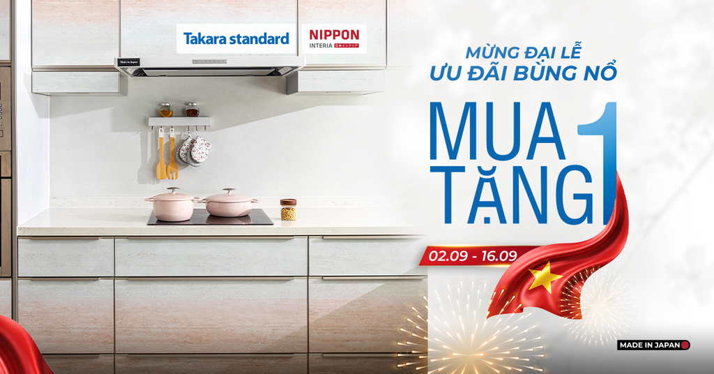 Ưu đãi tưng bừng mừng Quốc Khánh - MUA 1 TẶNG 1 SIÊU HẤP DẪN!