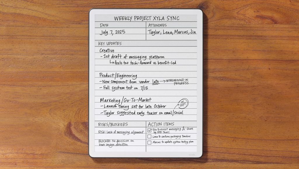 Man hinh Kindle Scrbe 2025