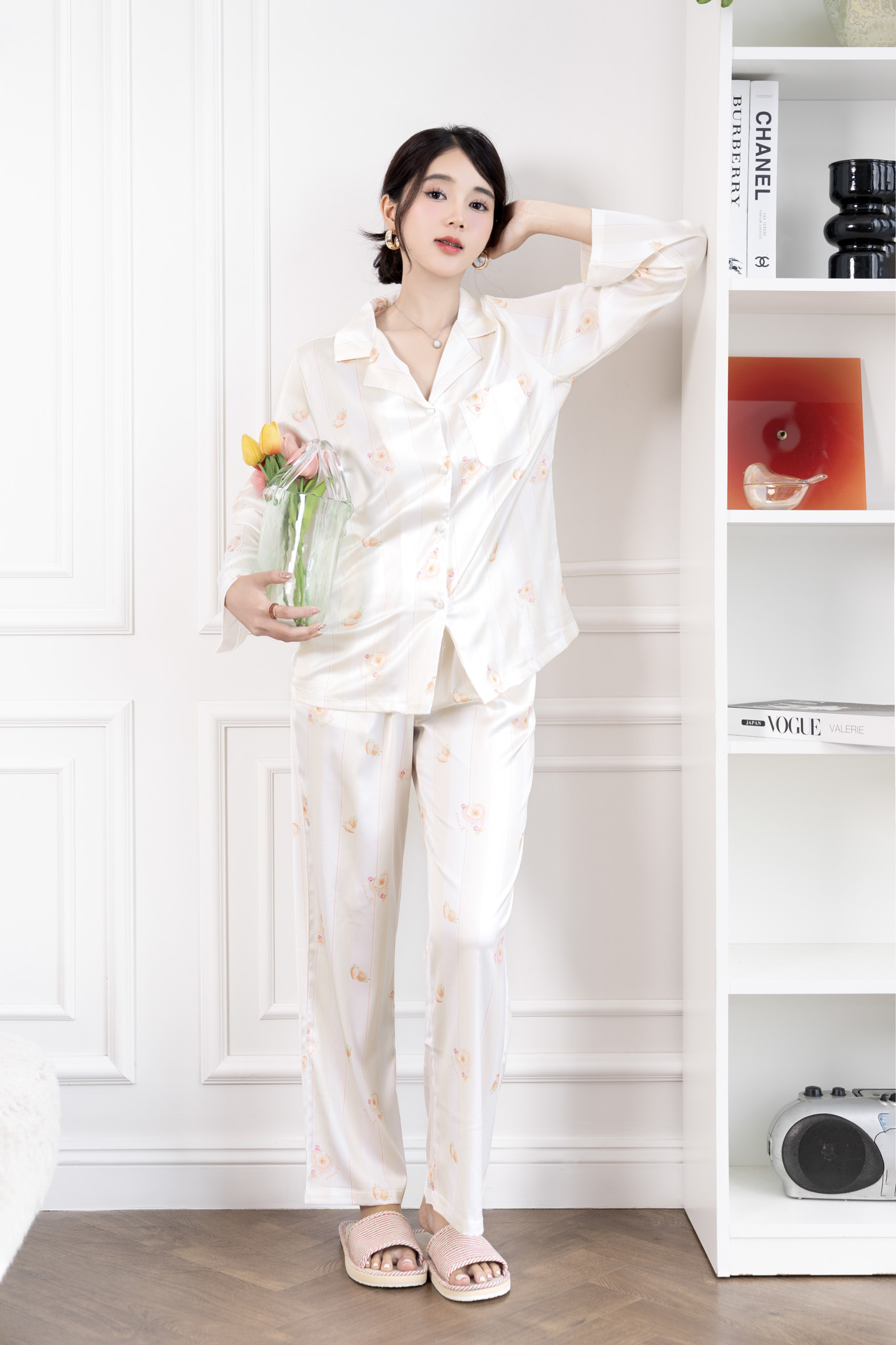 Bộ lụa dài QDTD