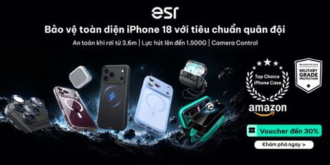 Chào Mừng iPhone 18: Lên Đời Phụ Kiện ESR Chính Hãng Khuyến Mãi Đến 45%