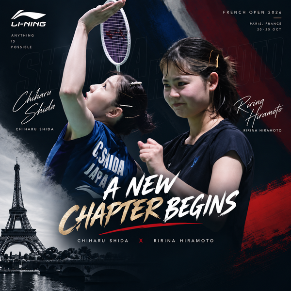 CHIHARU SHIDA × RIRINA HIRAMOTO: MỘT CHƯƠNG MỚI BẮT ĐẦU TẠI FRENCH OPEN 2026
