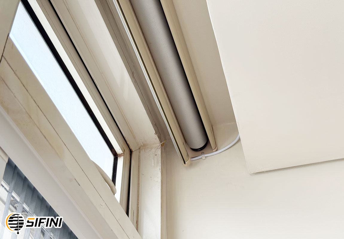 Rèm cuốn lưới tự động