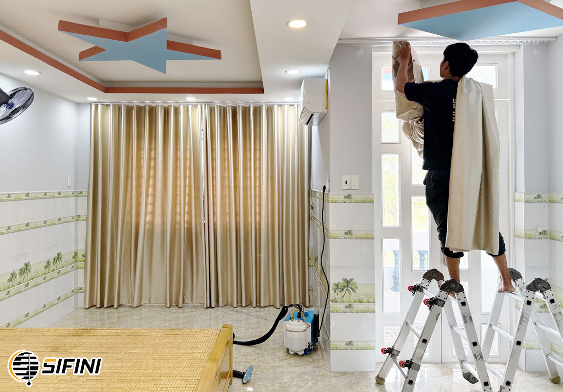 Rèm vải phổ thông