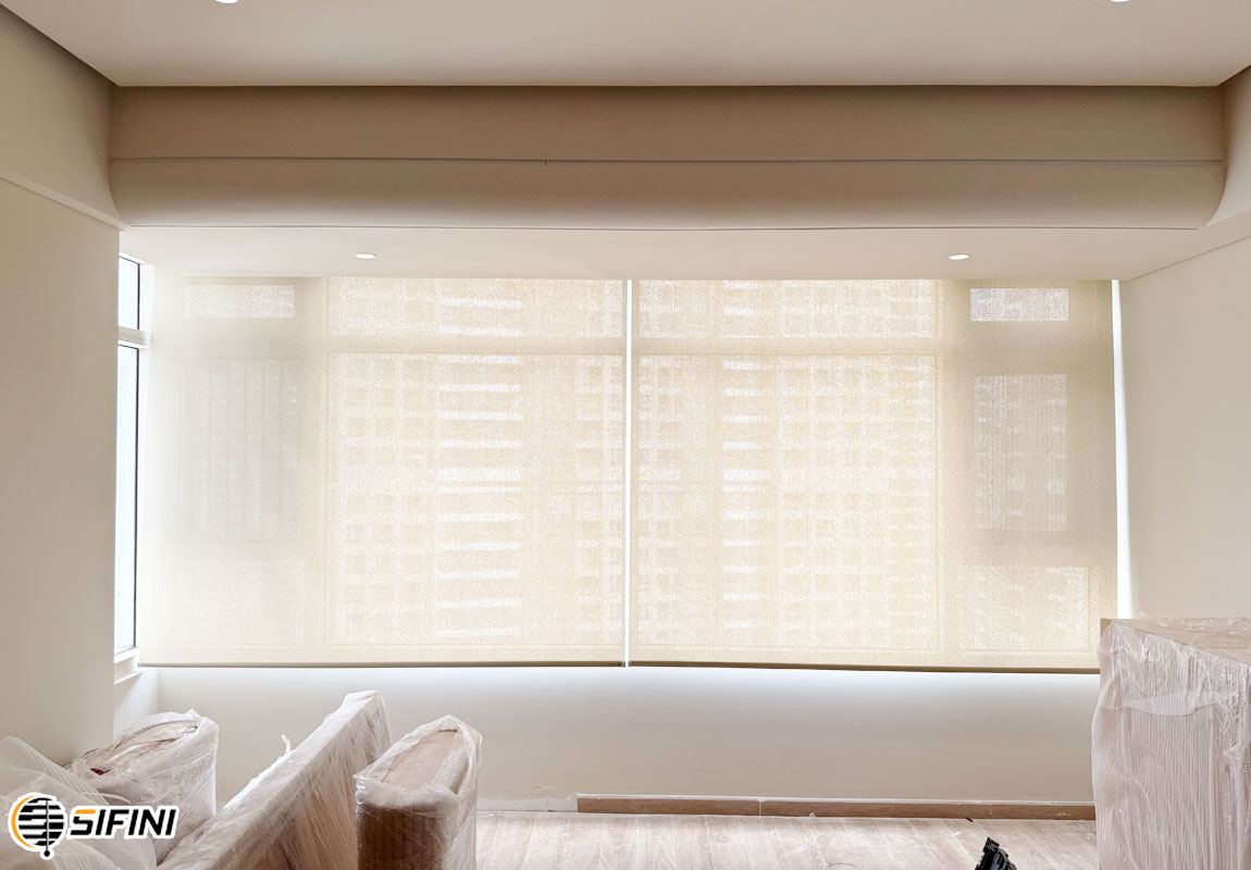 Rèm cuốn lưới tự động