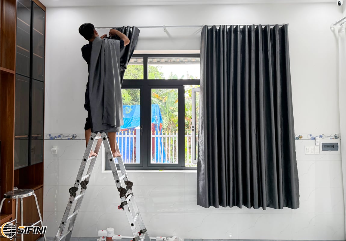 Rèm vải phổ thông