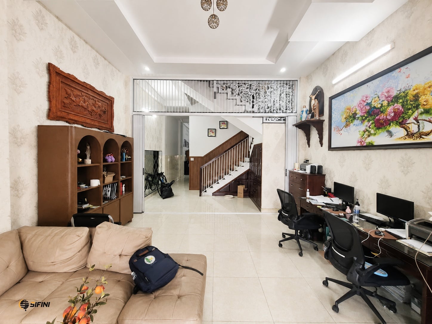 Cửa xếp lá nhôm lưới