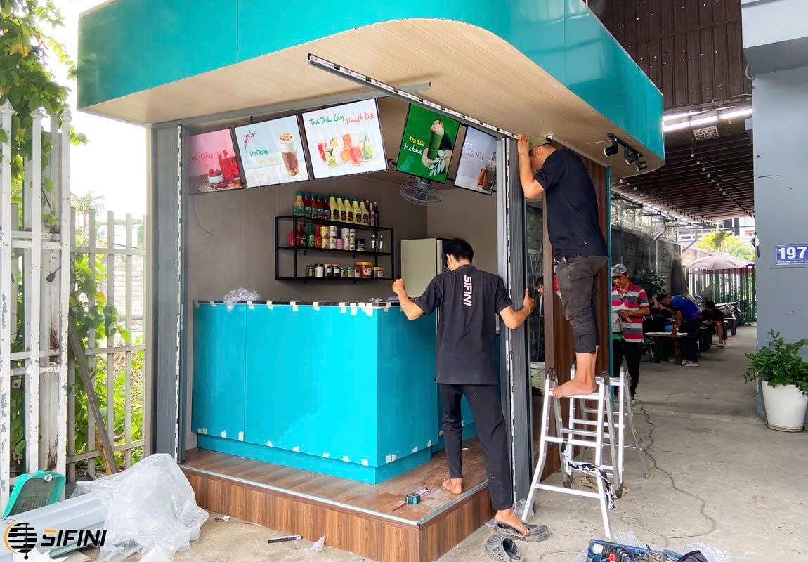Cửa xếp lá nhôm