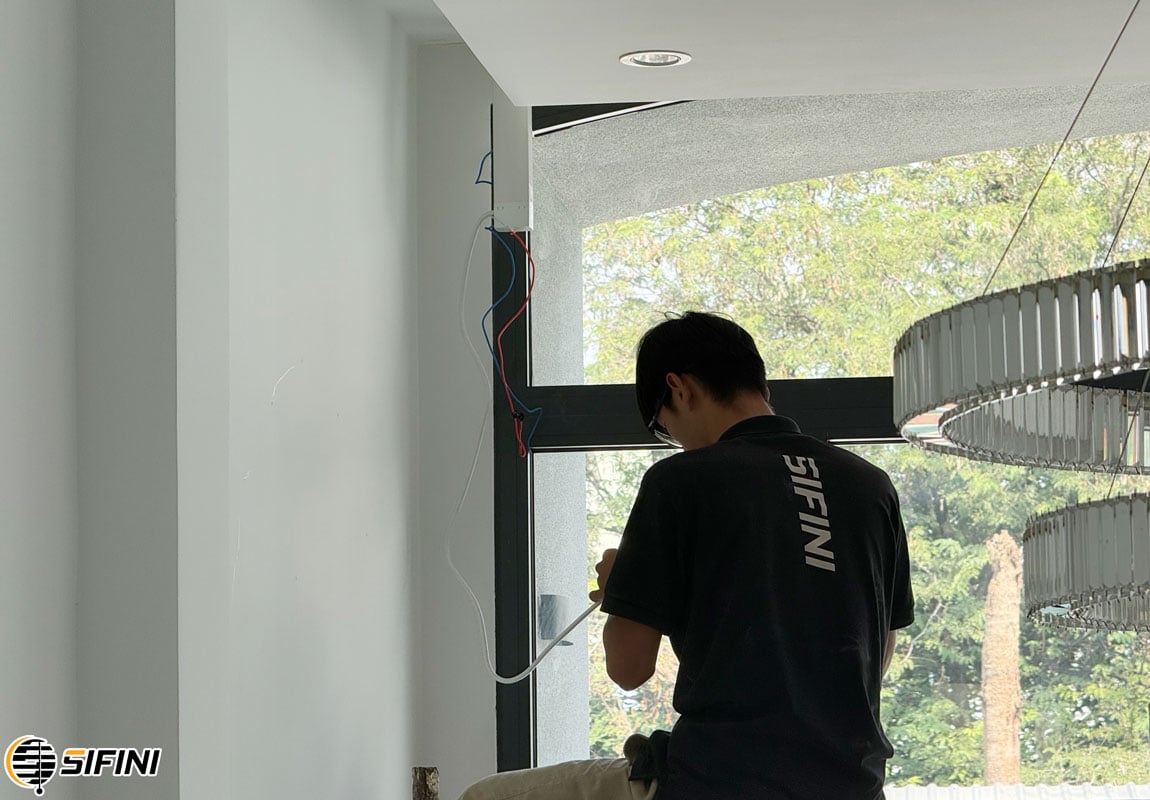 Rèm vải động cơ