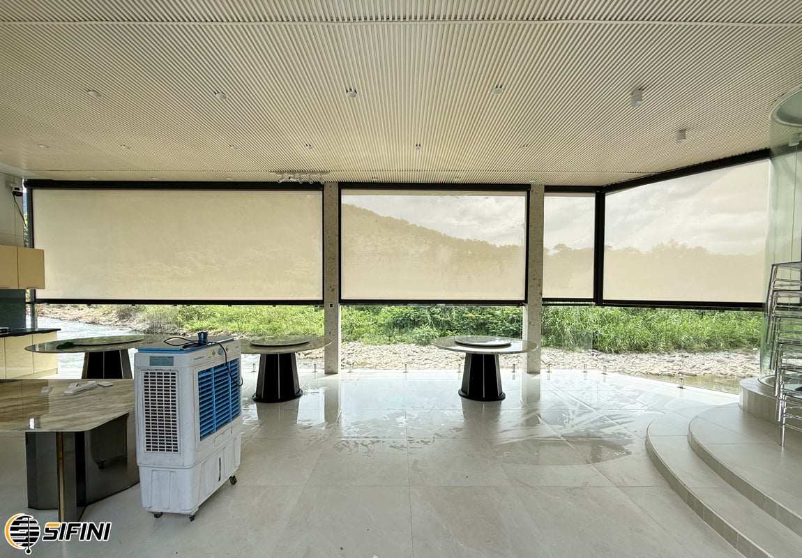 Rèm zipper ngoài trời